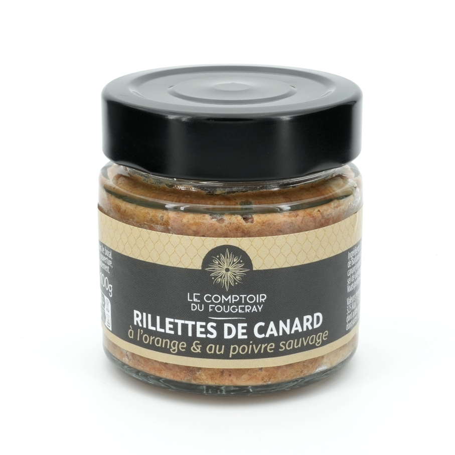 Rillettes de canard à l'orange