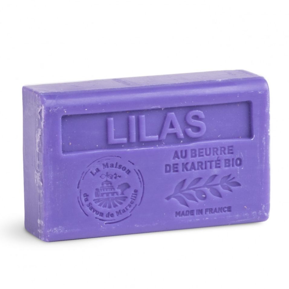 Savon beurre de karité lilas