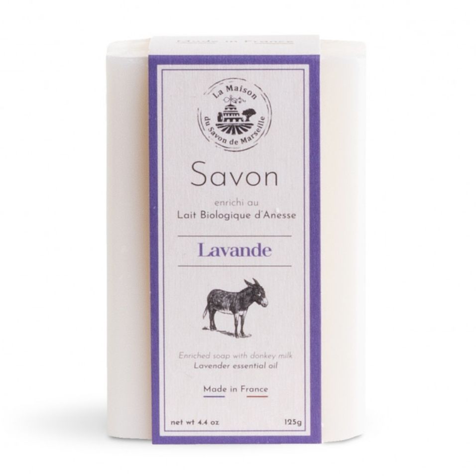 Savon lait d'ânesse lavande