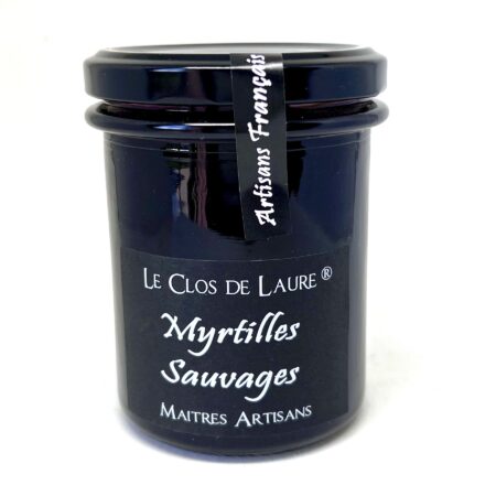 Confiture de myrtilles sauvages