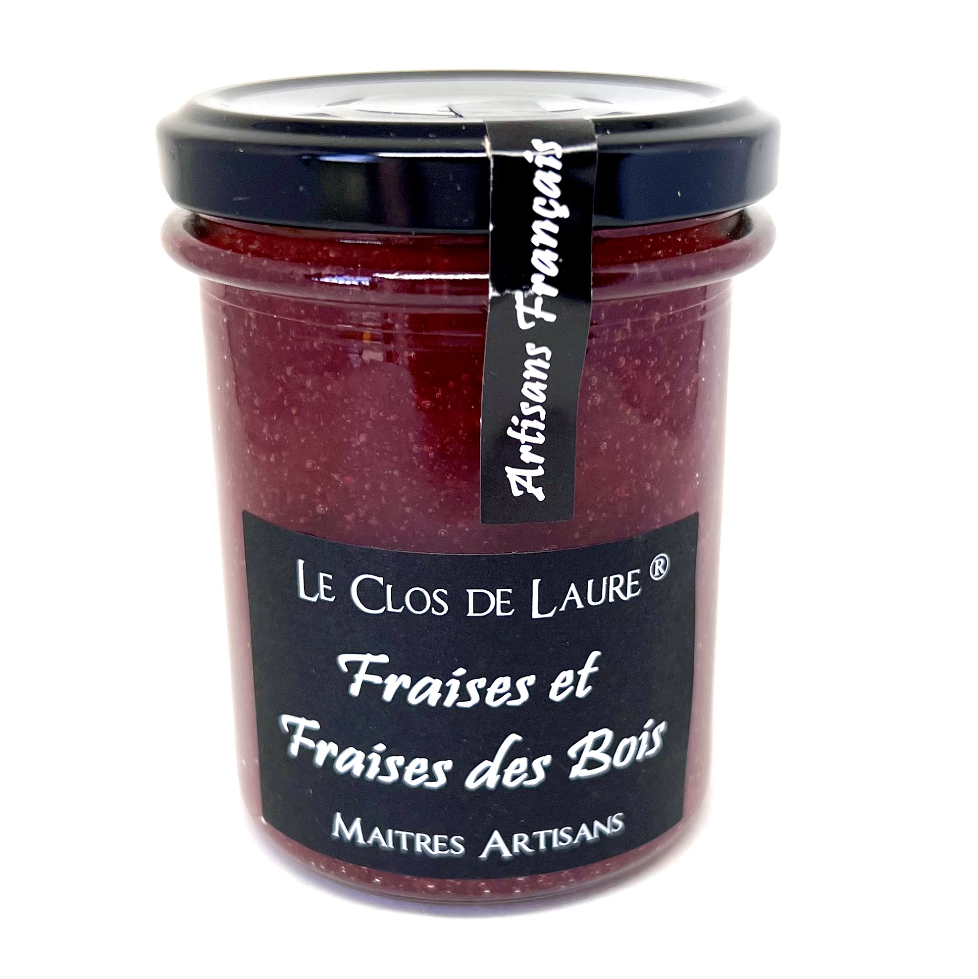 Confiture artisanale de fraises et fraises des bois, Le Clos de Laure