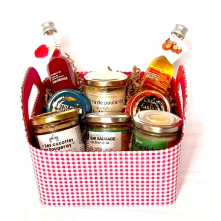 Corbeille cadeau gourmande